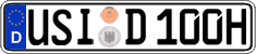 German license plate, Plates for oldtimers (type 