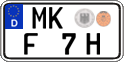 German license plate, Plates for oldtimers (type 