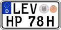 German license plate, Plates for oldtimers (type 