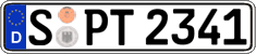 German license plate, Regular plates