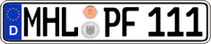 German license plate, Regular plates