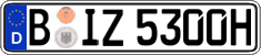 German license plate, Plates for oldtimers (type 