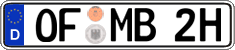 German license plate, Plates for oldtimers (type 