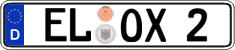 German license plate, Regular plates