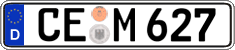 German license plate, Regular plates