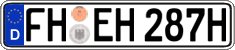German license plate, Plates for oldtimers (type 
