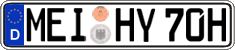 German license plate, Plates for oldtimers (type 