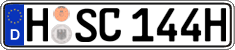 German license plate, Plates for oldtimers (type 
