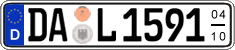 German license plate, Seasonal plates