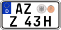 German license plate, Plates for oldtimers (type 