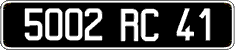 French license plate, FNI