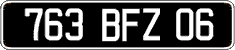 French license plate, FNI