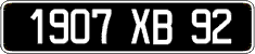French license plate, FNI