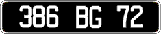 French license plate, FNI