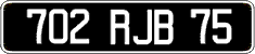 French license plate, FNI