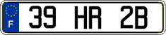 French license plate, FNI