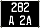 French license plate, FNI