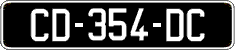 French license plate, SIV (oldtimers)