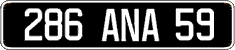 French license plate, FNI