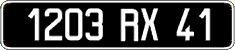 French license plate, FNI