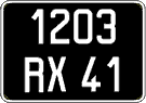 French license plate, FNI