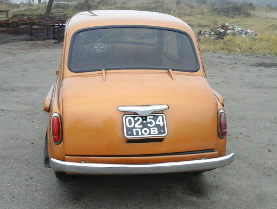 0254 ПОВ, ZAZ 965 965/965А Запорожец (Zaporozhets), 1959–1969