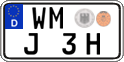 German license plate, Plates for oldtimers (type 