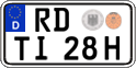 German license plate, Plates for oldtimers (type 