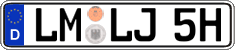 German license plate, Plates for oldtimers (type 