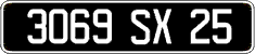 French license plate, FNI