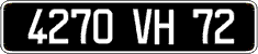 French license plate, FNI