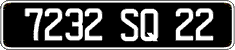 French license plate, FNI