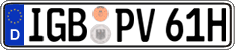 German license plate, Plates for oldtimers (type 