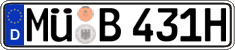 German license plate, Plates for oldtimers (type 