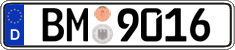 German license plate, Official services and consulates
