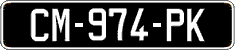 French license plate, SIV (oldtimers)