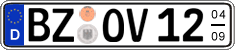 German license plate, Seasonal plates