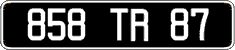 French license plate, FNI