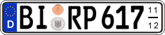 German license plate, Seasonal plates