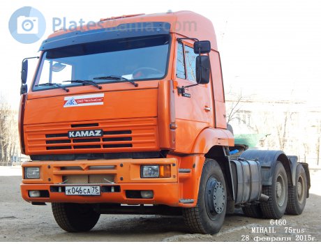 к046са75, KamAZ 6460