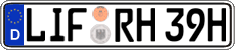 German license plate, Plates for oldtimers (type 