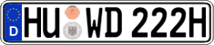 German license plate, Plates for oldtimers (type 