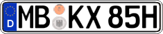 German license plate, Plates for oldtimers (type 