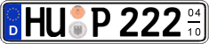 German license plate, Seasonal plates