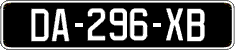 French license plate, SIV (oldtimers)