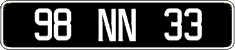 French license plate, FNI