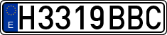 License plates of Spain, Specialty plates