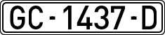 License plates of Spain, 1971 year series