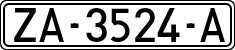 License plates of Spain, 1971 year series