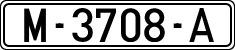 License plates of Spain, 1971 year series